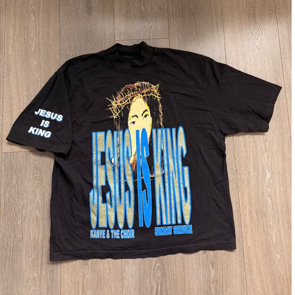 Kanye West Jesus Is King Short Sleeve Top Rare‎ Print